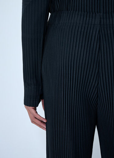 Homme Plissé Issey Miyake 褶裥锥形裤 黑色 hmp0163001