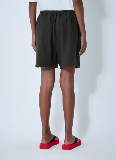 LN-CC® - The Row: Gana Short - Dark Brown The Row Gana Short Dark Brown row0261007