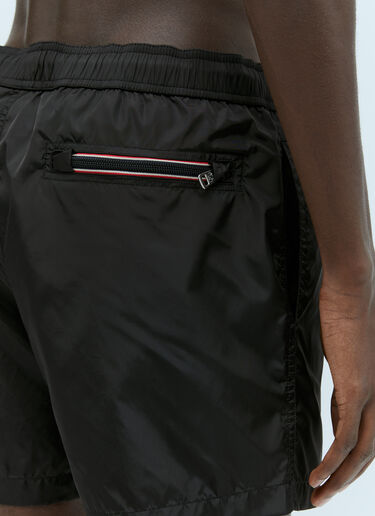 Moncler ロゴパッチスイムショーツ ブラック mon0155017