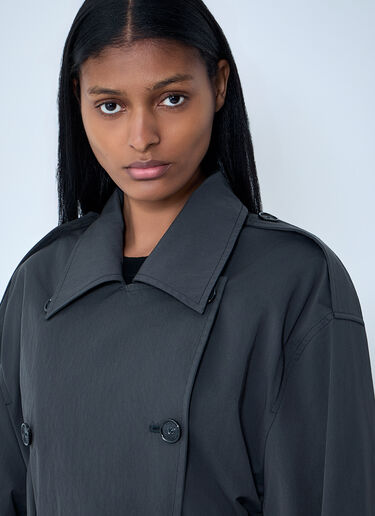 LN-CC® - TOTEME: Summer Trench Coat - Black TOTEME Summer Trench Coat Black tot0263035