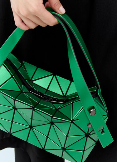 LN-CC® - Bao Bao Issey Miyake: Small Boston Handbag - Green Bao Bao Issey Miyake Small Boston Handbag Green bao0257004