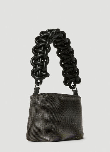 LN-CC® - KARA: Cobra Pouch Shoulder Bag - Black KARA Cobra Pouch Shoulder Bag Black kar0252005