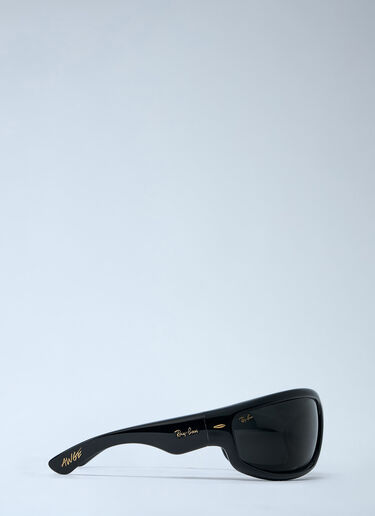 A$AP Rocky x Ray-Ban Ultra Wrap 003 Sunglasses Black lar0362004