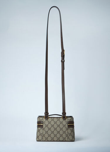 LN-CC® - Gucci: Small Ophidia Vanity Bag - Brown Gucci Small Ophidia Vanity Bag Brown guc0259081