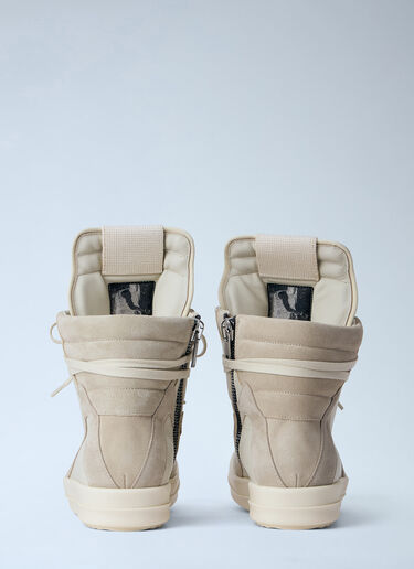 LN-CC® - Rick Owens: Geobasket Sneakers - White Rick Owens Geobasket Sneakers White ric0264015